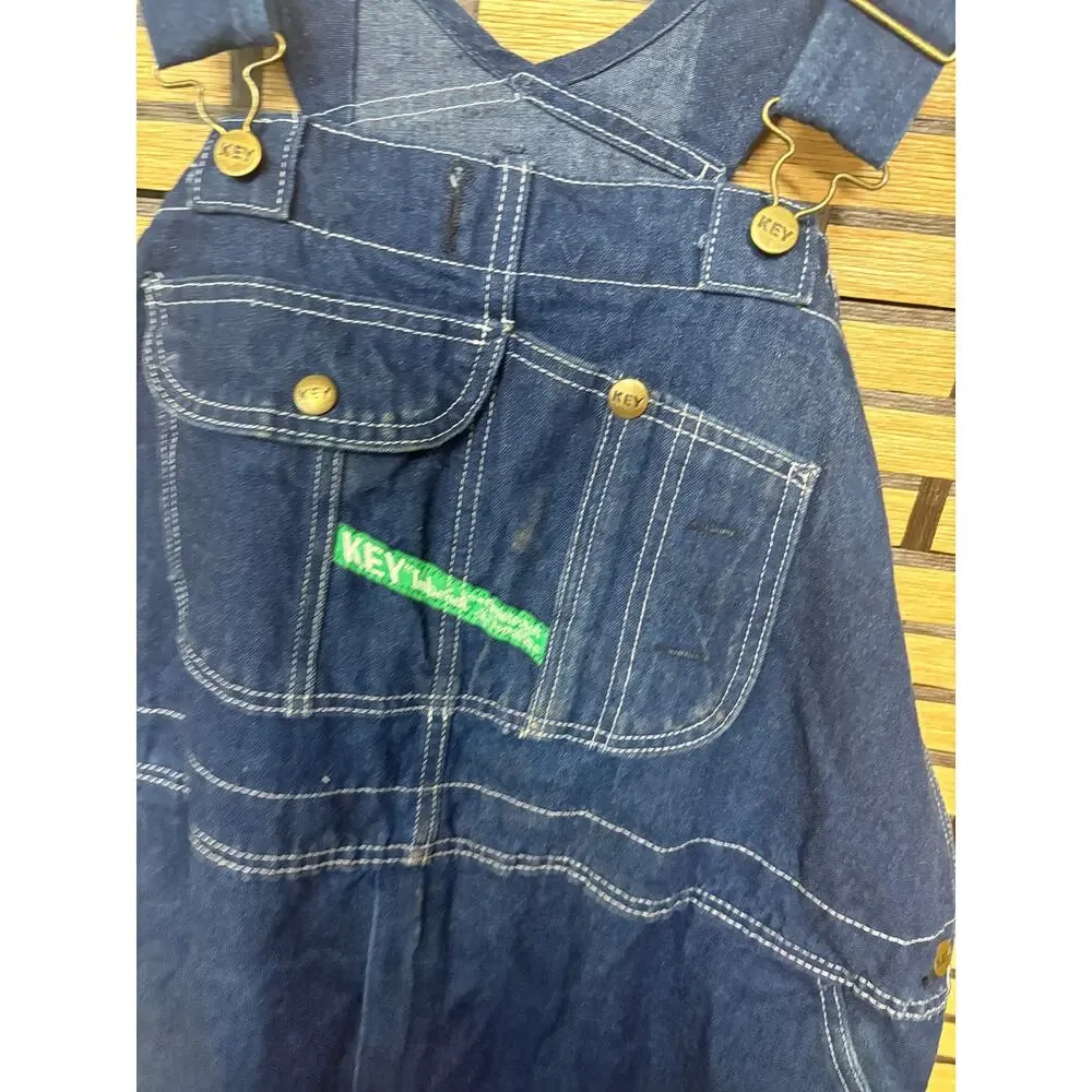 Key Denim Overalls Size 48x30